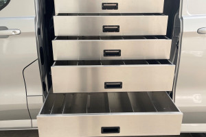 Blank Aluminium Linker schuifdeur